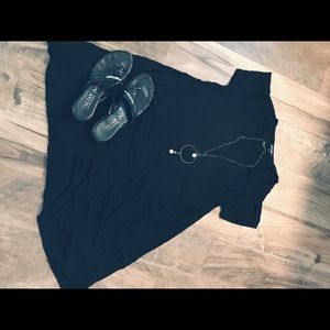 Free with any other purchase! Black t shirt dress